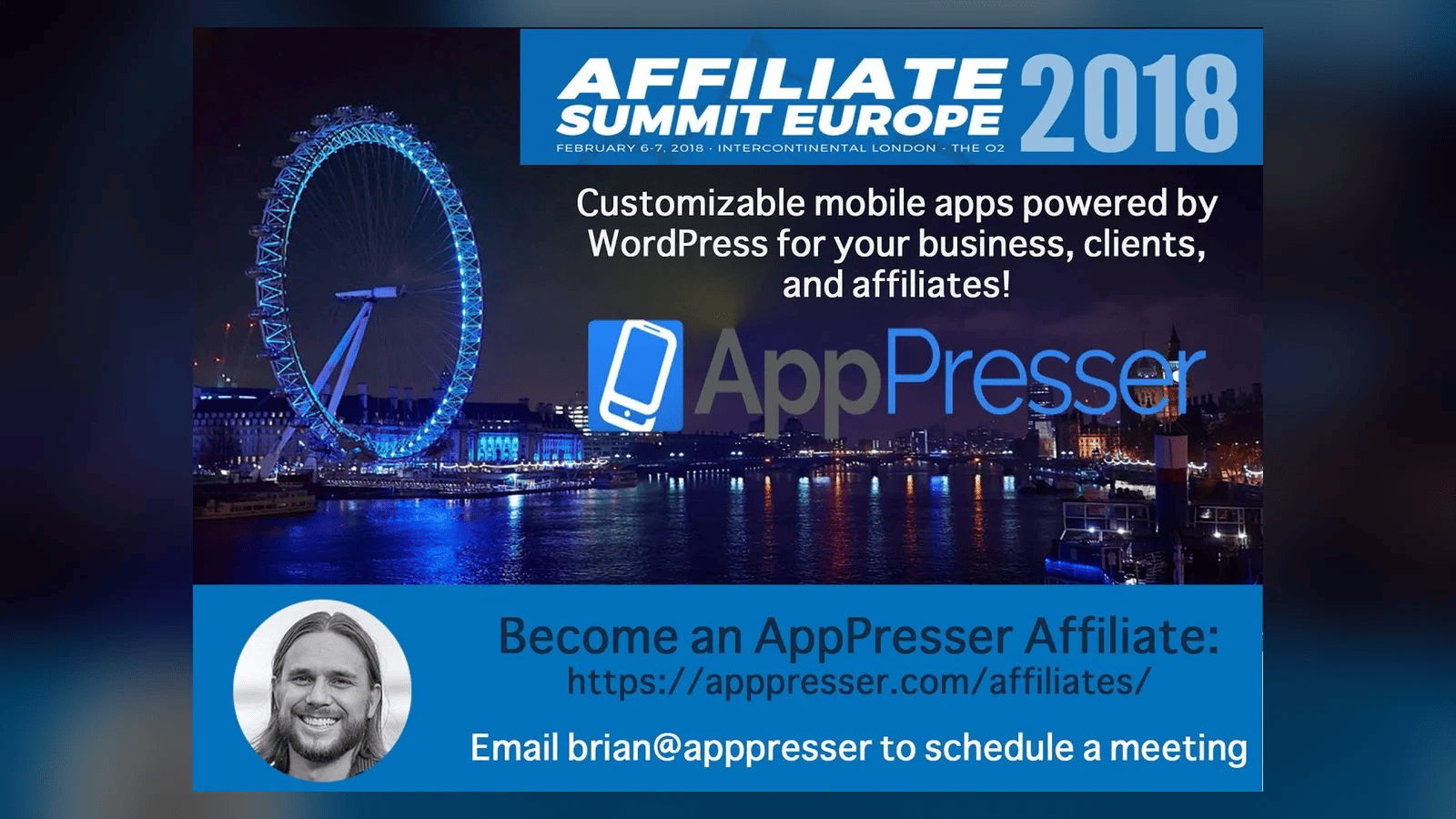 Affiliate Summit Europe 2018: Talking WordPress in London