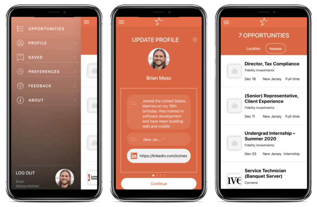 All Stars Connected Community: Custom mobile app + WordPress site