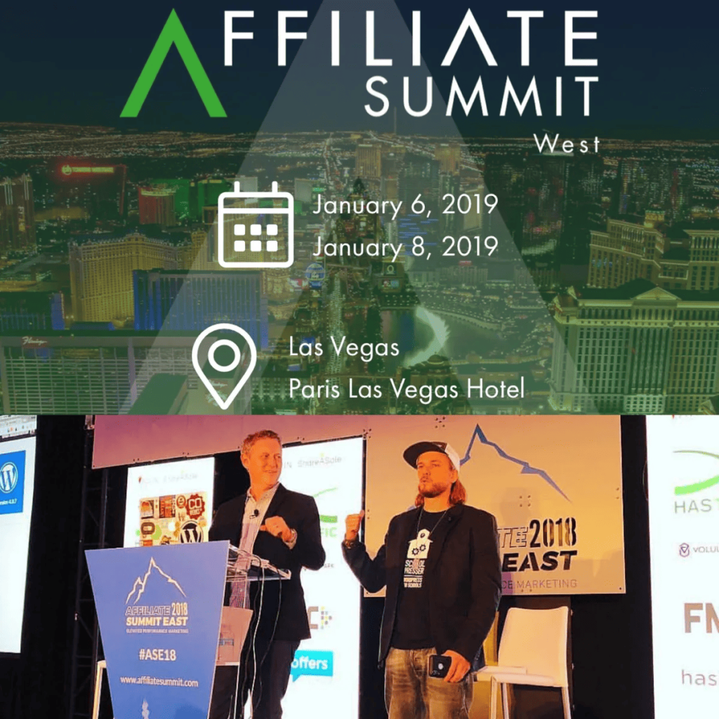 At Affiliate Summit West 2019 in Las Vegas