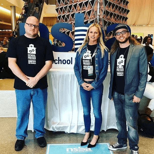 The SchoolPresser team at NSBA 2018