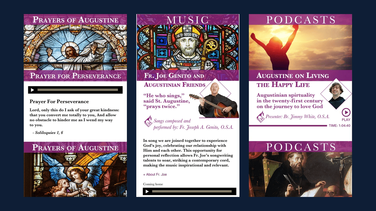 Augustinian Journey App: Daily Prayer, Podcasts and Music in the Spirit of Saint Augustine