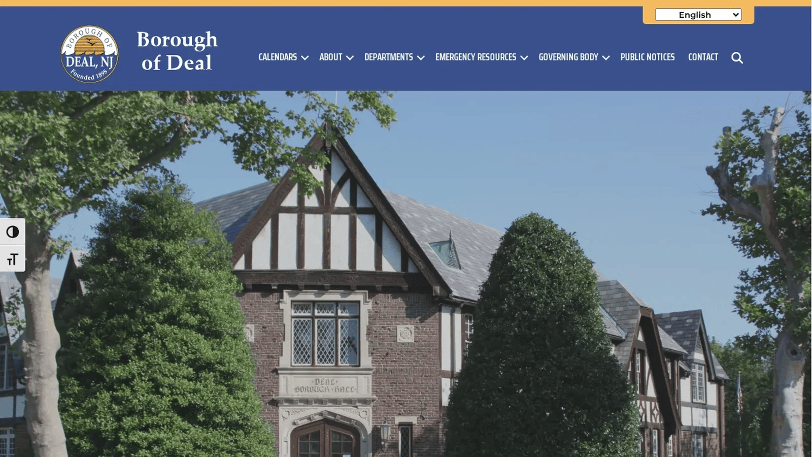 Borough of Deal, NJ: An Accessible Municipal Website on WordPress