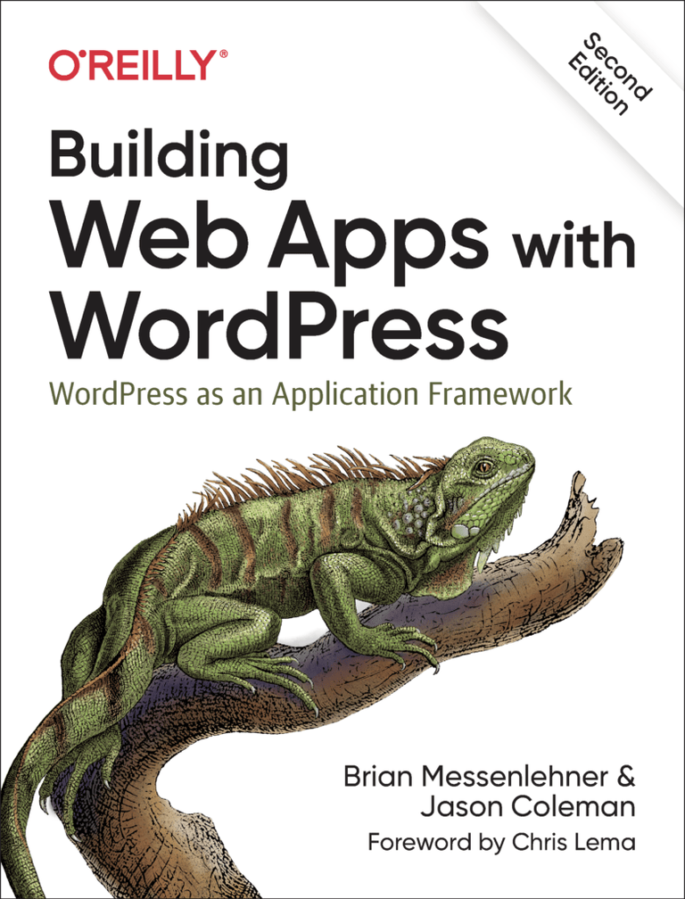 Building Web Apps with WordPress book cover, O'Reilly