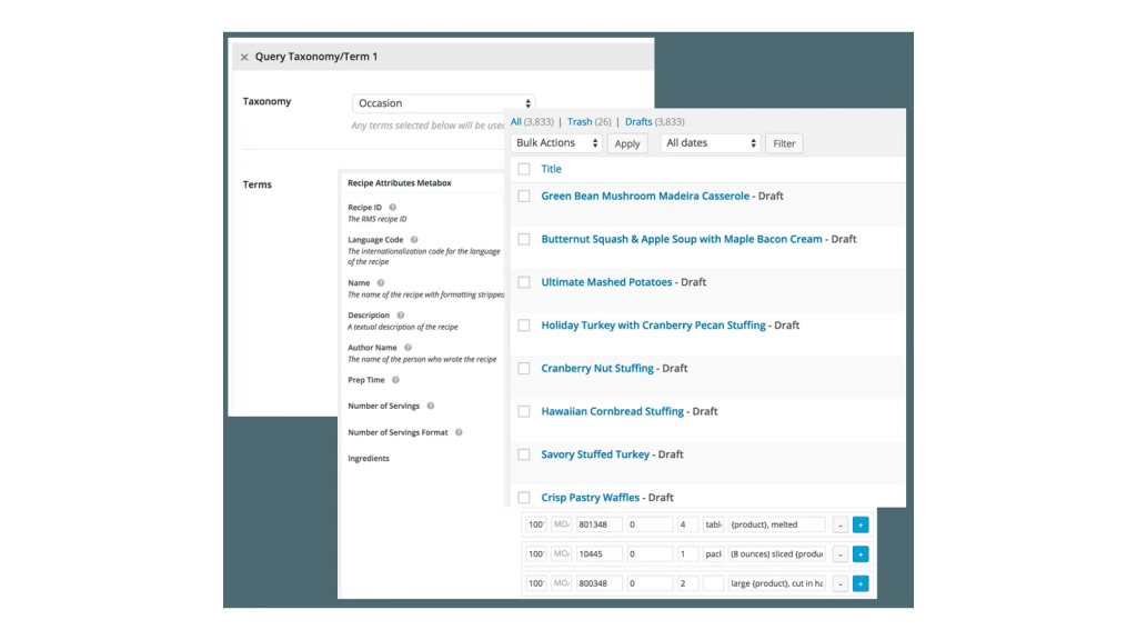 Migration scheduling screen in the WordPress dashboard