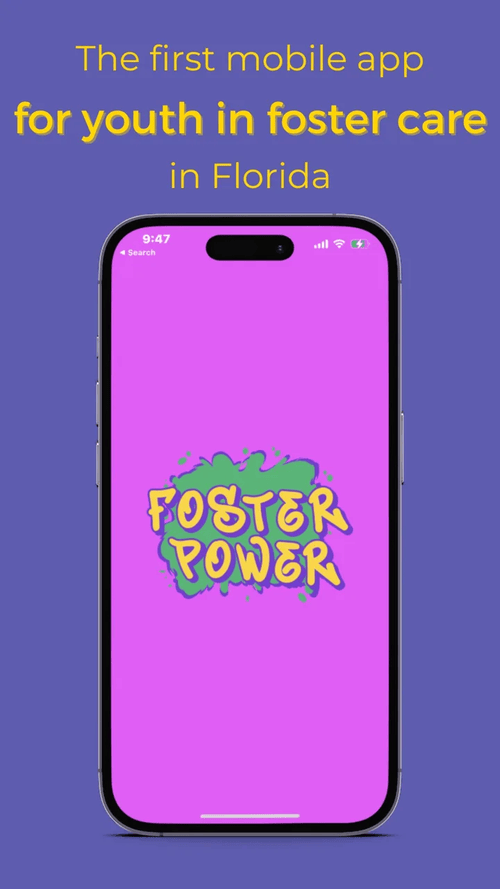 FosterPower app: The first mobile app built for youth in foster care in Florida