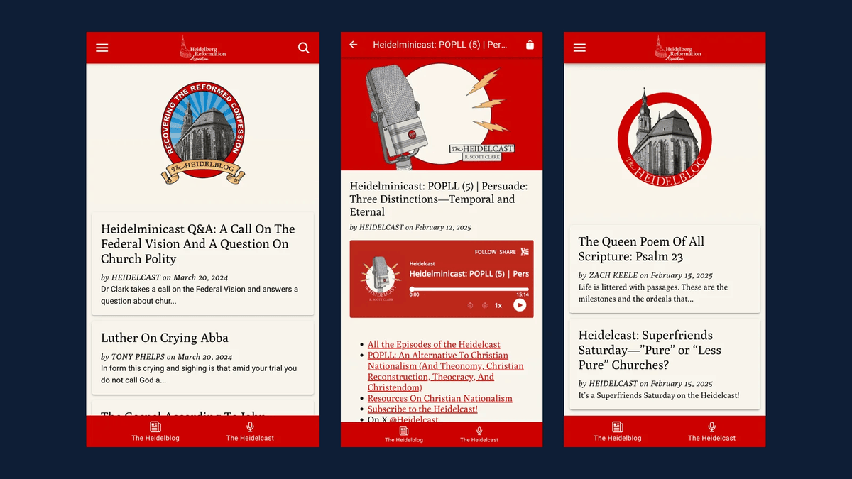 Heidelapp: The Heidelblog and Heidelcast in One Mobile App