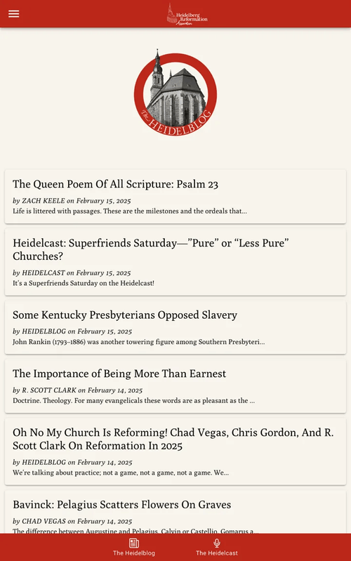 On a tablet, the app gives readers a roomy, easy to scan feed