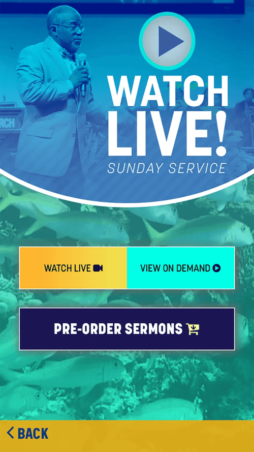 IBOC Church app: Watch Live streams Sunday service, with on demand messages and sermon pre orders