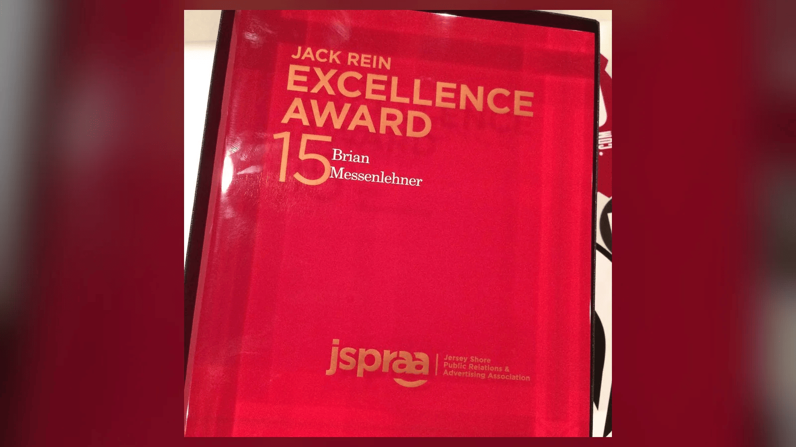 Two Jersey Shore Honors in 2015: Best Under 40 and the Jack Rein Award