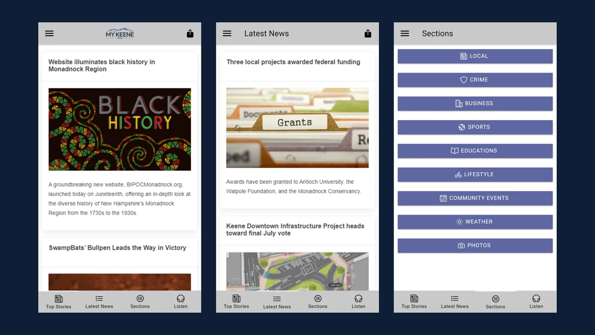 My Keene Now App: Local News, Weather Alerts and Live Radio for Keene, NH