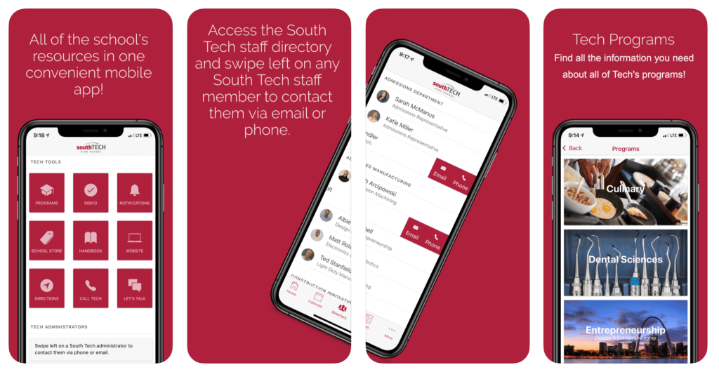 South Tech High School App: Mobile app (school)