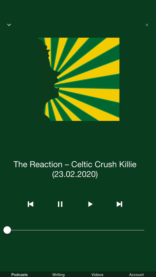 The Cynic Player app audio player