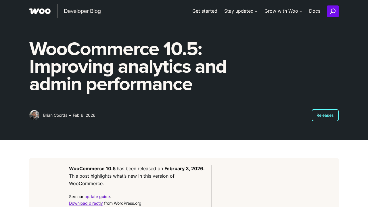 WooCommerce 10.5 Batches Analytics Imports and Speeds Up the Reviews Widget