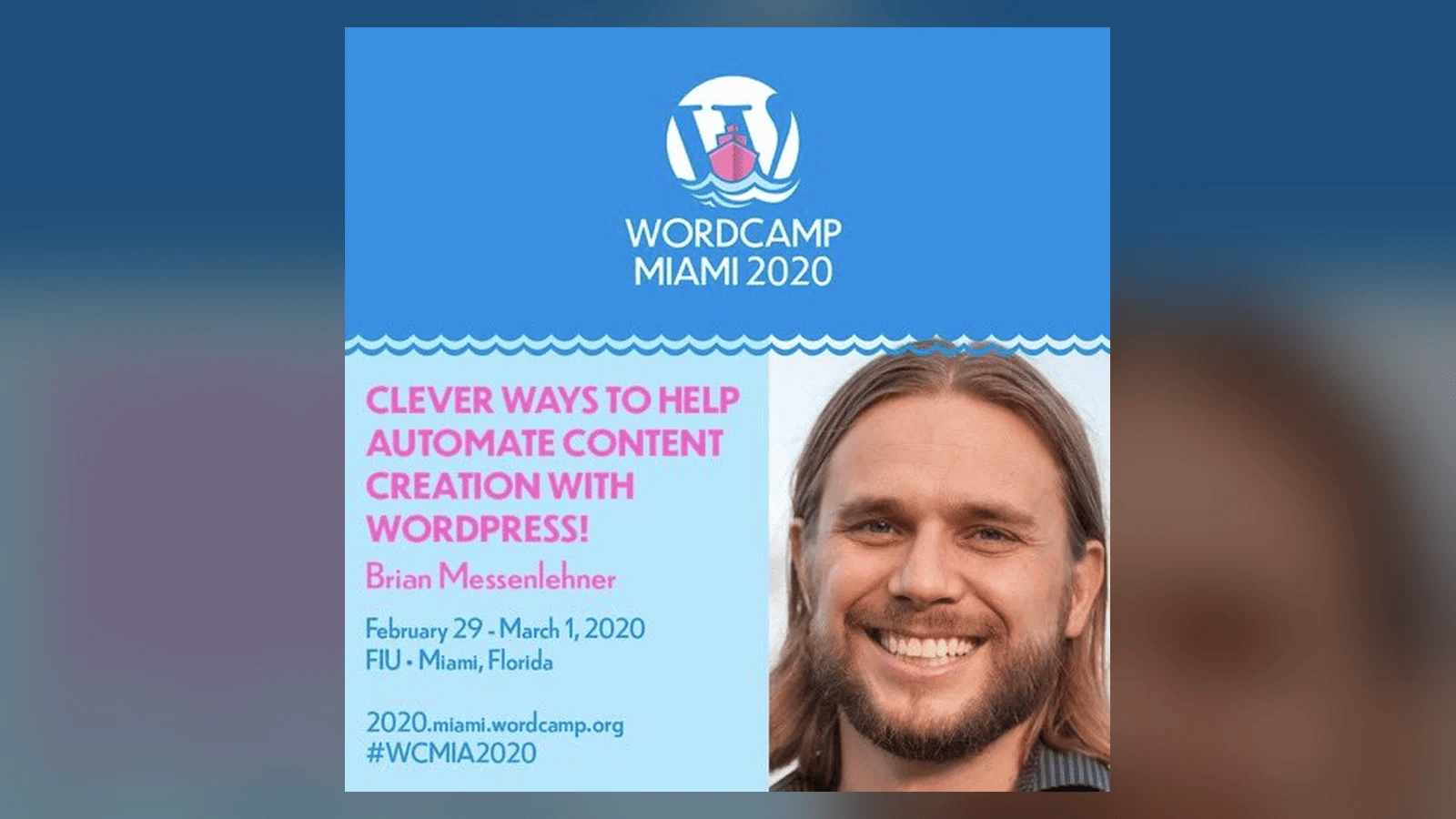 WordCamp Miami 2020: Clever Ways to Help Automate Content Creation