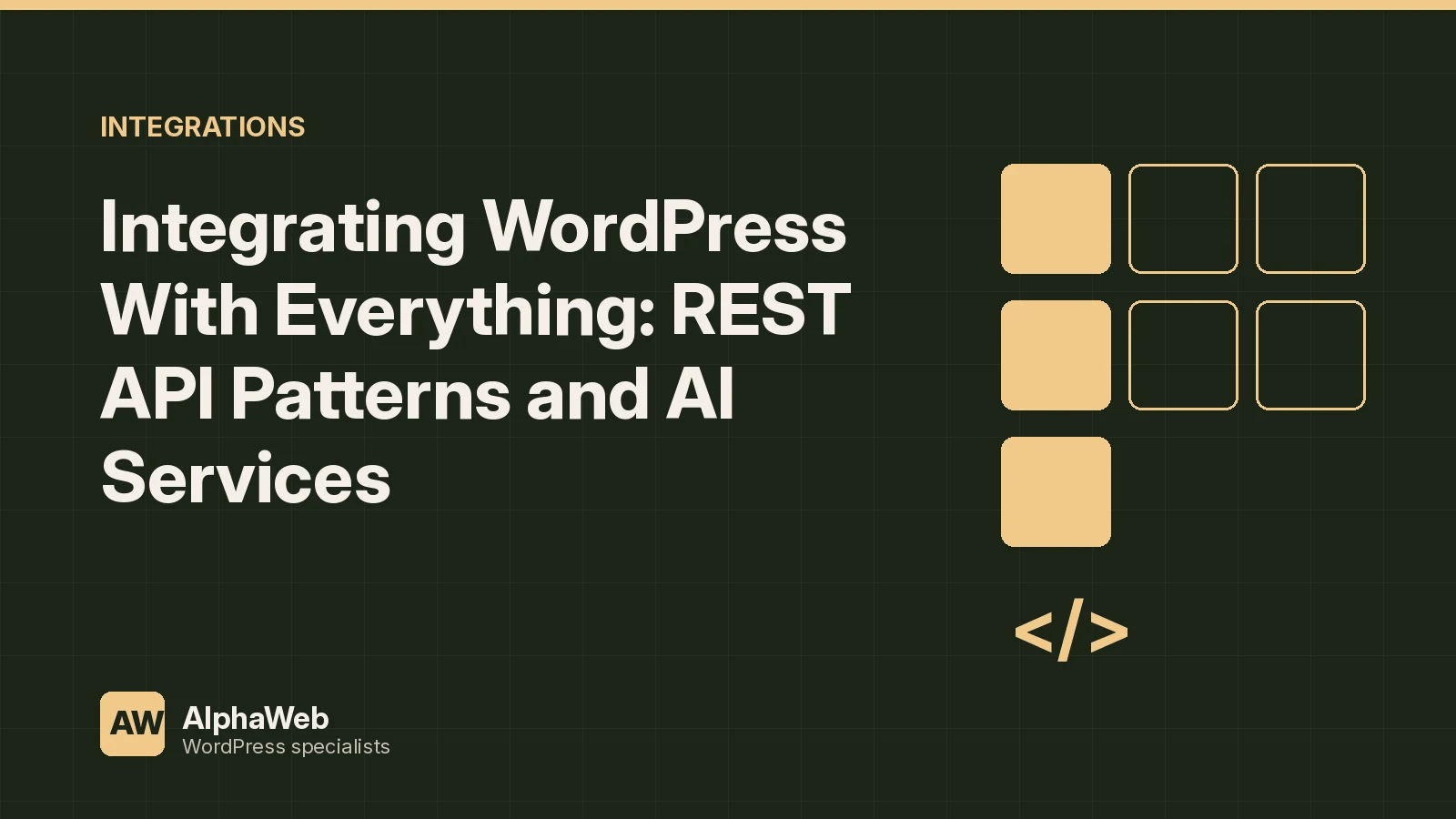 Integrating WordPress With Everything: REST API Patterns and AI Services